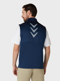 RGC Club Wear - Full Zip Chevron Back Sleeveless Golf Vest (£42.50)