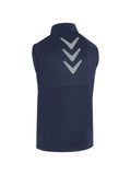 RGC Club Wear - Full Zip Chevron Back Sleeveless Golf Vest (£42.50)